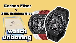 TSAR BOMBA - TB8210CF - Automatic Watch - Carbon Fiber Kinetic Energy Display - Intro
