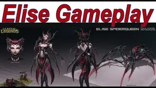 League Of Legends - 'Elise Gameplay' The Spider Queen Spotlight No Commentary