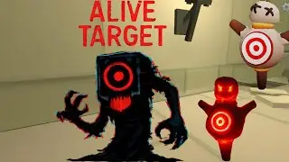 Страшная История про Монстра Alive Target в Chicken Gun