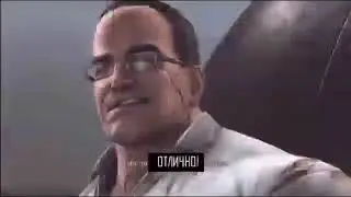 Армстронг говорит фирменное, но озвучка школьников.