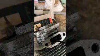 Porting mesin mini GP 25cc || by Dalang porting (official original capcut video) #2tak #mesinrumput