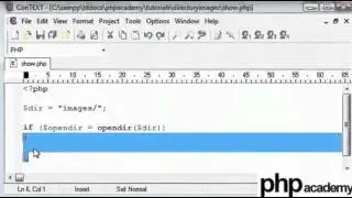 PHP Display Images from a Directory   English