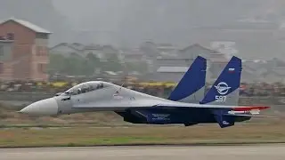 Extreme low pass by Anatoly Kvochur &ndash; in a Sukhoi Su 30
