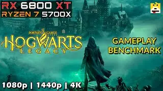 🪄 Hogwarts Legacy | RX 6800 XT + Ryzen 7 5700X | Ultra + RT + FSR + FG (1080p/1440p/4K)