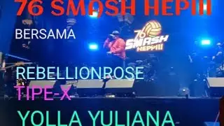 KONSER 76 SMASH HEPIII BERSAMA REBELLIONROSE,alun alun karanganyar