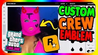 How to Get Custom Crew Emblems in GTA Online! 🖤 *EASY TUTORIAL*