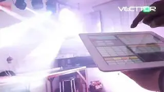 INTERFAZ DMX VECTTOR&reg; + IPAD + MIDI