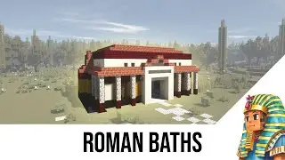 Minecraft Small Roman Bathhouse Tutorial
