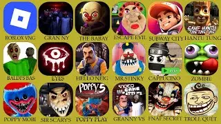 ROBLOX HARD MOD:Granny Chapter Two,The Baby,Escape Evill,Subway City,Han TungTung Mod,Zombie Hack..!
