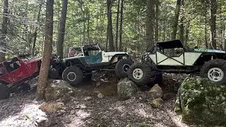 Everything from slow crawls to full sends on private land in Maine