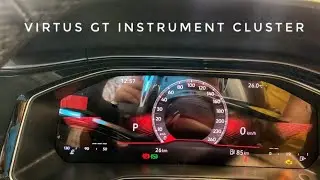 Volkswagen Virtus GT 1.5L TSI Instrument Cluster #volkswagen #virtus #gt #tsi