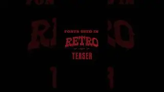 Retro Teaser Font Breakdown 👨&zwj;💻🎬🔥