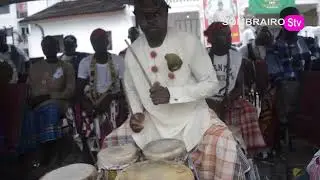 Omor masquerade display by the kalabari Ekine Sekiapu.