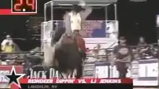 L.J Jenkins rides Reindeer Dippin for 93 points