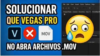 Import MOV files into VegasPro without errors (Windows)