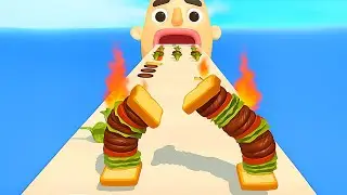 Sandwich Runner - SpeedRun All Levels Gameplay Walkthrough Android,ios New Update GBD87