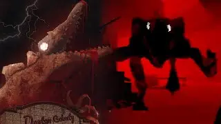 a dinosaur got loose in the mall (Blood Mall)