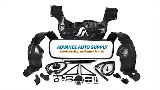 Advance auto supply ,High quality car weather stripping and inner fender liner from Thailand.