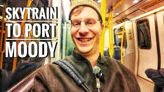Поездка на SkyTrain из Ванкувера в Три-Сити | Атмосфера Ванкувера 🇨🇦