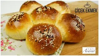 Fırın ve pastanelerdekileri gibi evde  çiçek ekmek / ekmek tarifleri / Figen Ararat