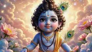 Krishna Slow Blink  Silent Calm Watching for Kids  15 Minutes