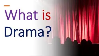 (Lecture-5), What is Drama? Professional Actors, Stage, Theatre, Aristotle, Imitation of Reality