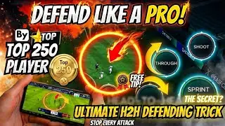 Rare FC Mobile defending tutorial by Top 250 ranked player. Pro tips-How to use the LOGIC RUSH trick