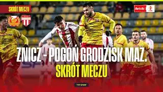 SKR&Oacute;T: ZNICZ PRUSZK&Oacute;W - POGOŃ GRODZISK MAZOWIECKI. BETCLIC 1 LIGA | 22. KOLEJKA