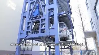 Tabitha Vertical Rotary Parking Lift Blue