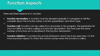 Functions Using C/C++ in URDU