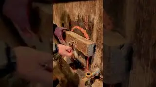 Nettoyage d'un foudre au Domaine Pierre Huet.