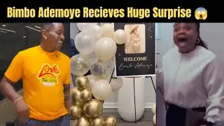 Timini Egbuson reacts as Bimbo Ademoye Recieves a Huge Surprise in  The US While on ..... #trending 