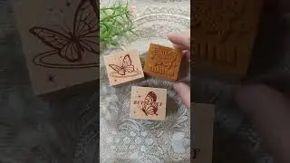 This is definitely your favorite wooden rubber stamp, for making cards, gifts, etc. #art#journaling