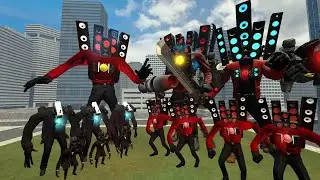 NEW MECHA CORRUPTED SPEAKERMAN VS TITAN SPEAKER ARMIES AND OTHER BOSSES in Garry's Mod!