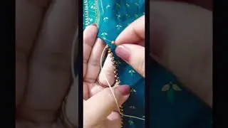 New neck design with beads🔥 #youtube #shortsfeed #youtubeshorts