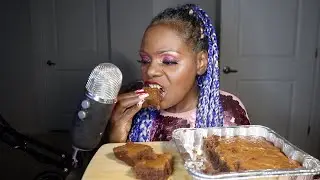 MILK CHOCOLATE BROWNIES ASMR EATING SOUNDS