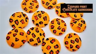 Leopard Print Chocolate Garnishing | RT CHOCOS