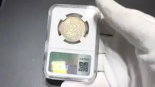 Moeda do Brasil: 1000 R&eacute;is 1889 - Gradduado pela NGC MS 61 - Flor de Cunho - Prata