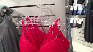 red lingerie  bra  to look amazing