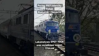 Pociąg PKP Intercity Rybak - Olsztyn Śr&oacute;dmieście #pkp #pociąg #pociągi #polska #train #olsztyn