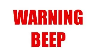 Warning Beep - Sound Effect ▌Improved With Audacity ▌