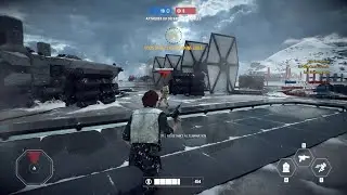 DON'T SHOOT BOSSK until HE BECOMES THE TARGET - TACTICAL FIGHT on OLD HvV | Star Wars Battlefront 2