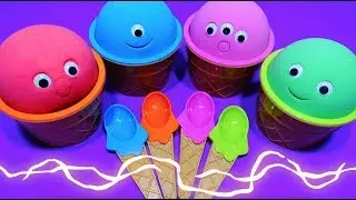 4 Colors Play Doh Ice Cream Cups PJ Masks Chupa Chups Surprise Toys LOL Yowie Kinder Surprise Eggs
