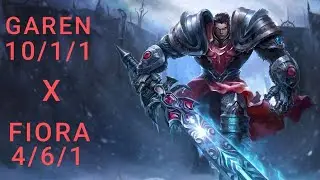 GAREN vs FIORA, 10/1/1 (S) RANQUEADA WILD RIFT