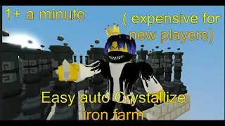 How to Make a good crystallize iron farm (Roblox islands) 2022