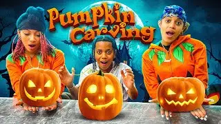 PUMPKIN CARVING CHALLENGE WHO CRAVED THE BEST PUMPKIN🎃