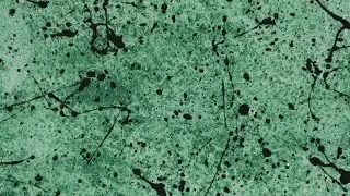 Acrylic Abstract Painting - Salt & Spatter Technique