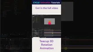 Teacup 3D Rotation Animation