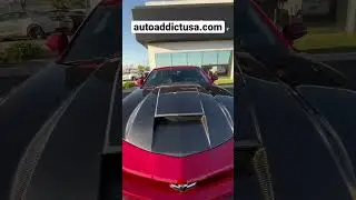 6th Gen Camaro Copo Cowl Hood @AutoAddictUSA #autoaddictusa #chevycamaro #camaromod #carbonfiber