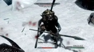 Riekling Spears - Skyrim: Dragonborn DLC Gameplay